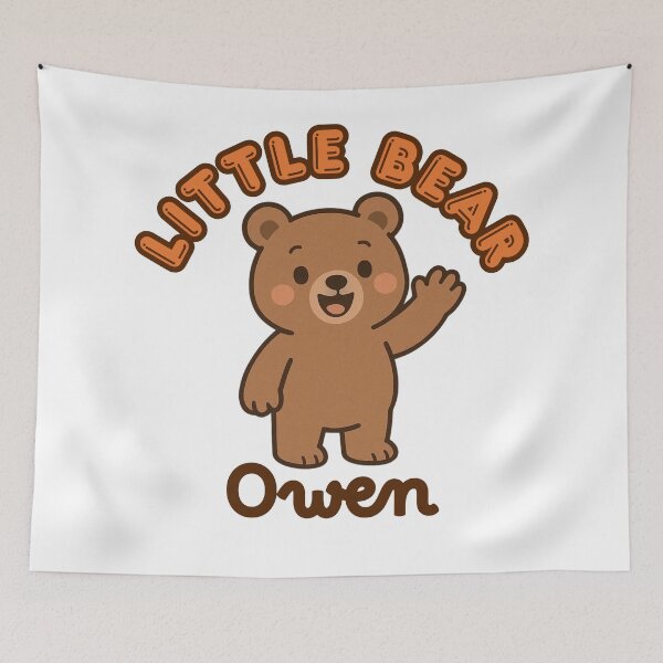 Item preview, Little Bear Owen – Cute Baby Bear Design designed and sold by OmikronStore.