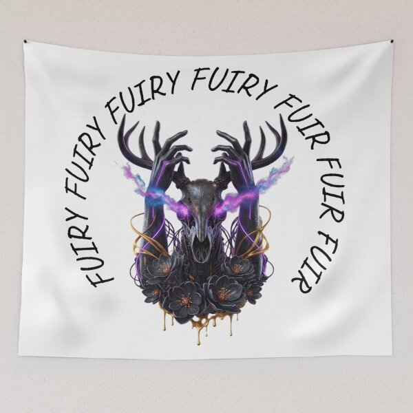 Item preview, FUIRY Weaver of Whispers - Surreal Deer Hands Antlers Aesthetic Art designed and sold by FUIRY .