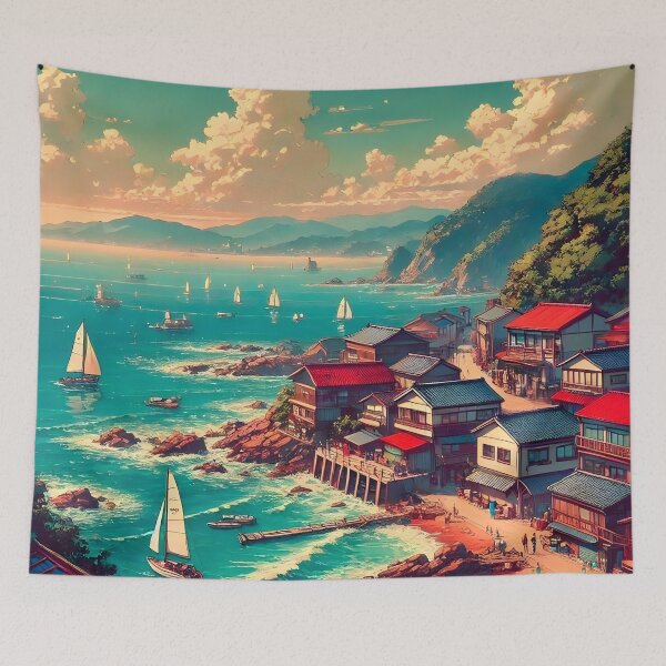 Item preview, (Kagayaku Umibe) – Shining Seaside designed and sold by ZenGrooves.