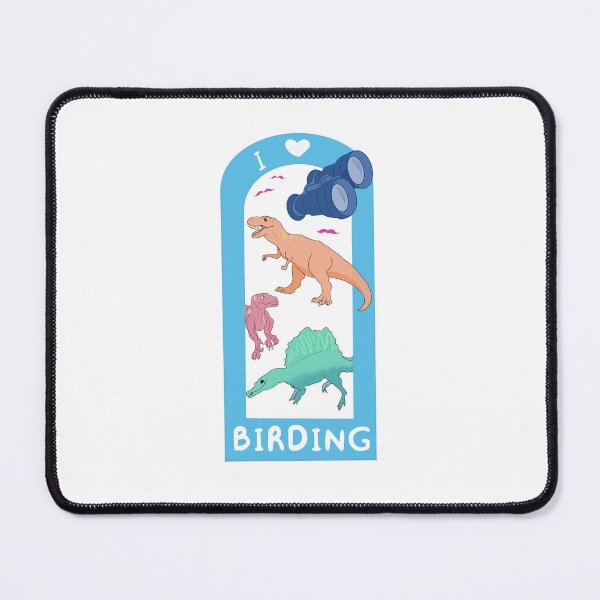 Item preview, I <3 birding dinosaurs designed and sold by stressed student's t-test.