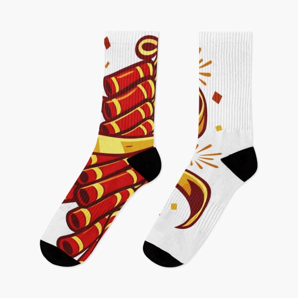 Item preview, Lunar New Year Firecrackers Illustration designed and sold by Vendeloc.