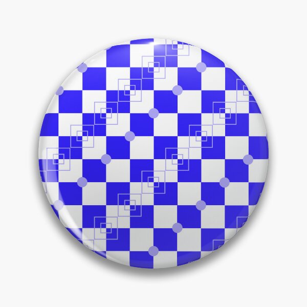 Item preview, Blue Checkered Geometric Pattern – Modern Abstract Background designed and sold by katerin17.
