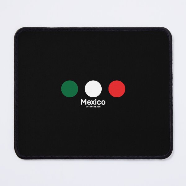 Item preview, Mexico: 3 Dots + Country for Dark Colors designed and sold by 2112 World - Wearing The World.