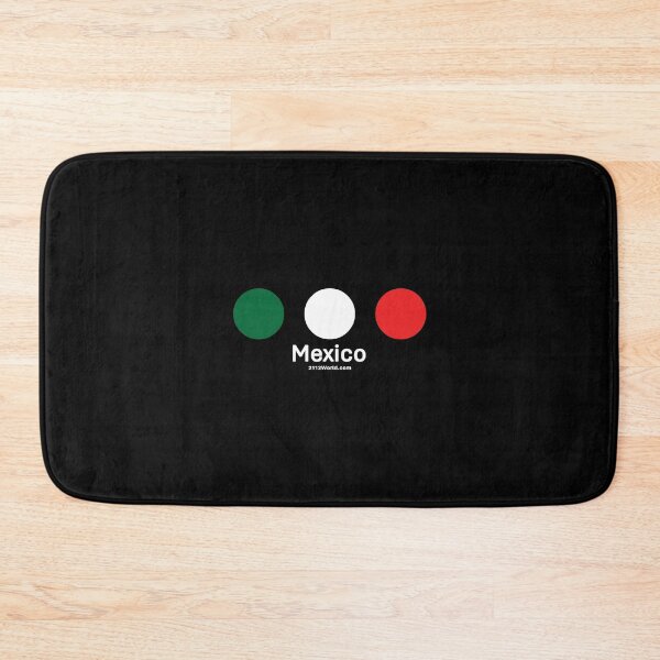 Item preview, Mexico: 3 Dots + Country for Dark Colors designed and sold by 2112 World - Wearing The World.