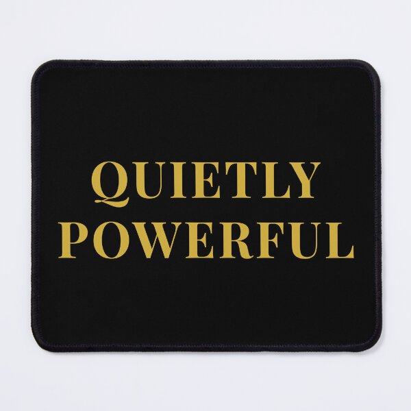 Item preview, Quietly Powerful Minimal Quote | Subtle Strength Typography Design designed and sold by CoreEight.