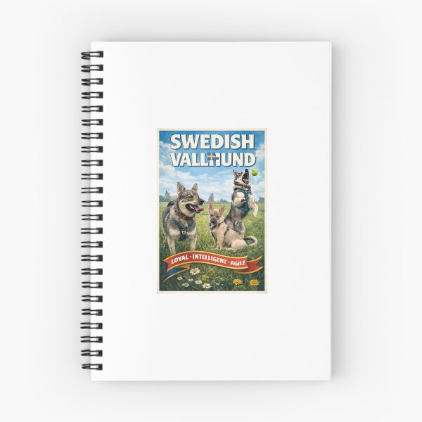 Artikelvorschau, Schwedisches Vallhund-Poster entworfen und verkauft von TheVallhundStop.