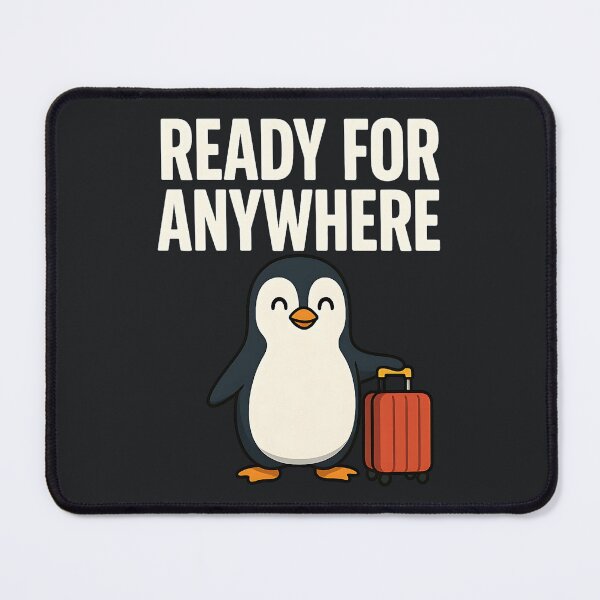 Item preview, Ready For Anywhere – Penguin Travel Mood designed and sold by Taans-Creation.