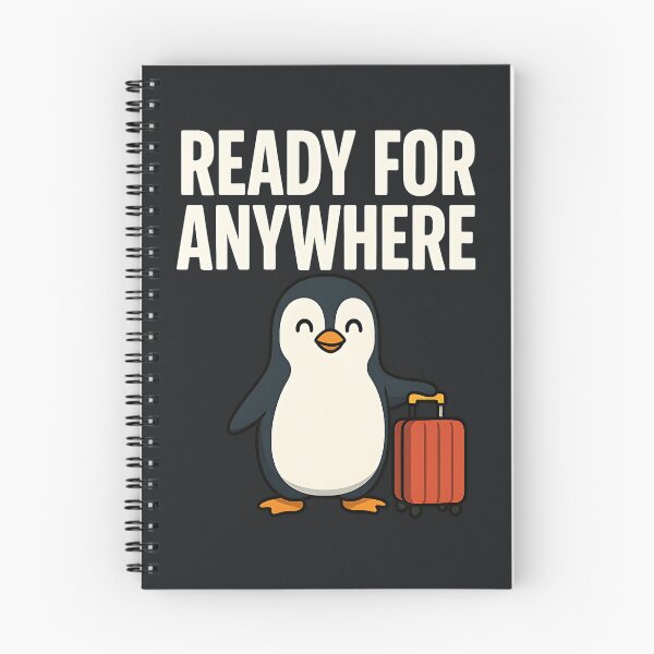 Item preview, Ready For Anywhere – Penguin Travel Mood designed and sold by Taans-Creation.