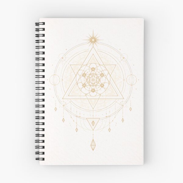 Item preview, Sacred Geometry Triangle – Golden Flower of Life Art designed and sold by PunchDrop.
