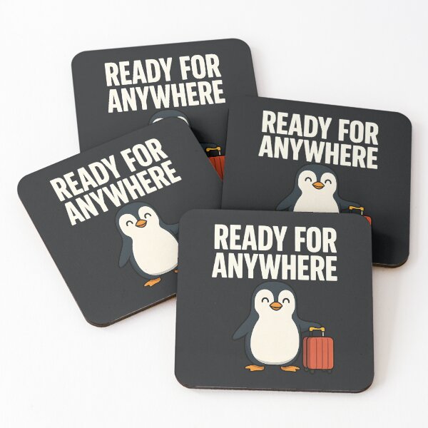 Item preview, Ready For Anywhere – Penguin Travel Mood designed and sold by Taans-Creation.