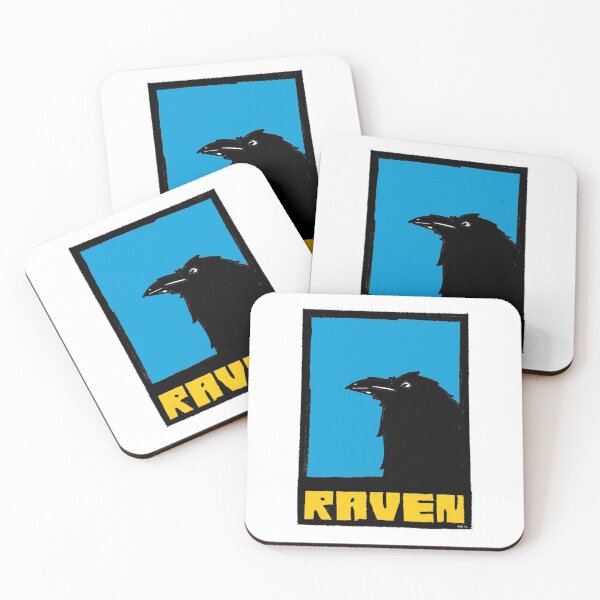 Item preview, Raven – Bold Pop Art - Bird art Illustration by GW-ART designed and sold by GWARTGB.