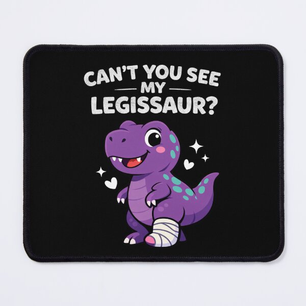 Item preview, Cant You See My Legisaur Funny Dinosaur designed and sold by FreshVibe Prints.