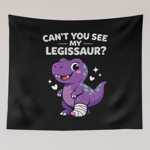 Item preview, Cant You See My Legisaur Funny Dinosaur designed and sold by FreshVibe Prints.