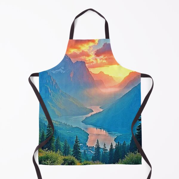 Item preview, Mountain Sunset: Golden Valley Peace Art designed and sold by Health And Fitness Posts e-Store.