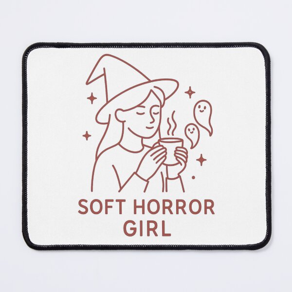Item preview, Soft Horror Girl – Cozy Witch Aesthetic Line Art designed and sold by SidTastic .