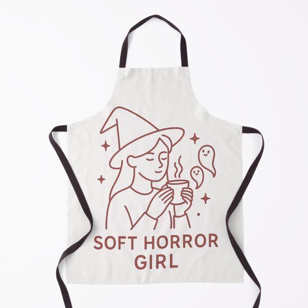 Item preview, Soft Horror Girl – Cozy Witch Aesthetic Line Art designed and sold by SidTastic .