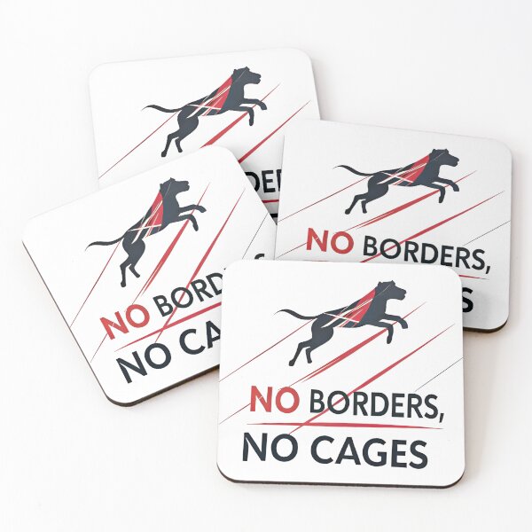 Item preview, No Borders No Cage Dog designed and sold by Uglyandcute.