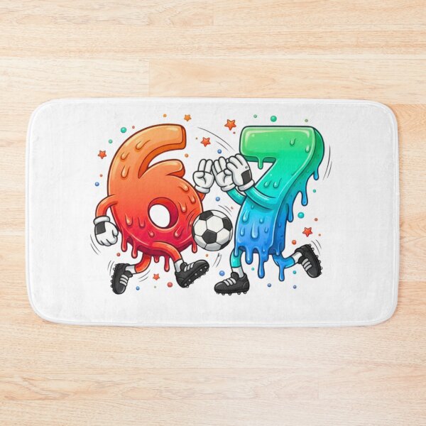 Item preview, "Funny Cartoon Soccer Players 6 7, Epic Soccer Meme, For Kids Girls Men, Sports Humor designed and sold by bilal sibgui.
