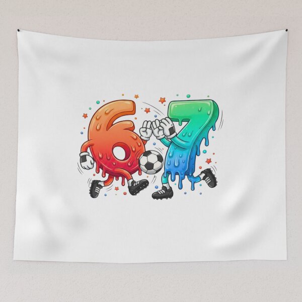 Item preview, "Funny Cartoon Soccer Players 6 7, Epic Soccer Meme, For Kids Girls Men, Sports Humor designed and sold by bilal sibgui.