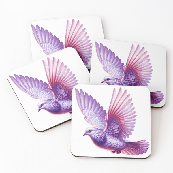 Item preview, Iridescent Geometric Dove Sticker – Photorealistic Peace Symbol in Autumn Mosaic  designed and sold by ARTCREATESHOP.