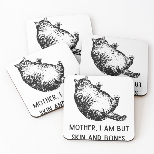 Item preview, Mother, I Am But Skin and Bones Funny Cat Mom Cat Lover designed and sold by Alluka Brand.