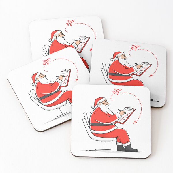 Item preview, Santa Planning the Perfect Route designed and sold by NatureStyle555.