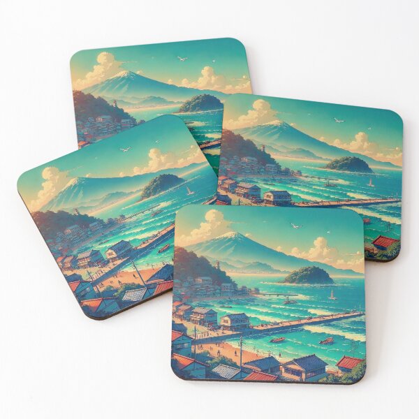 Item preview, Serene Shores of Fuji designed and sold by ZenGrooves.