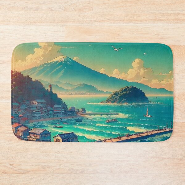 Item preview, Serene Shores of Fuji designed and sold by ZenGrooves.