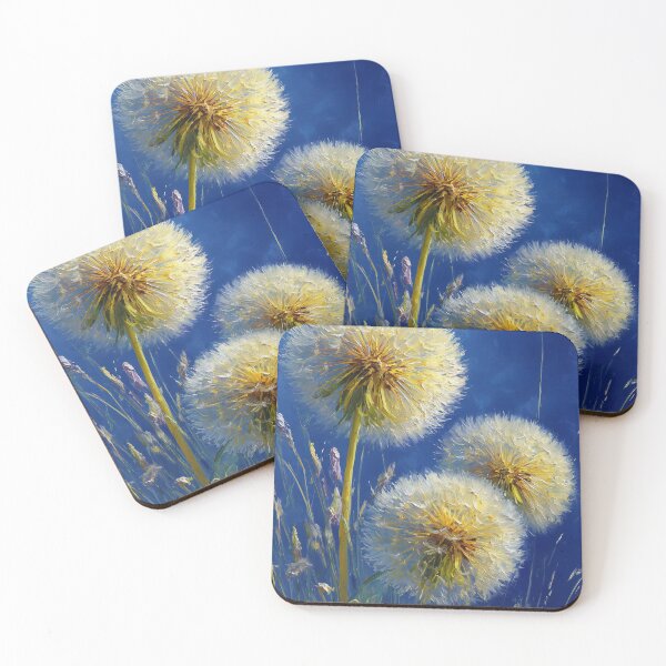 Item preview, A beautiful 3D painting of dandelions, grass, and sky. designed and sold by RoseShop2093.