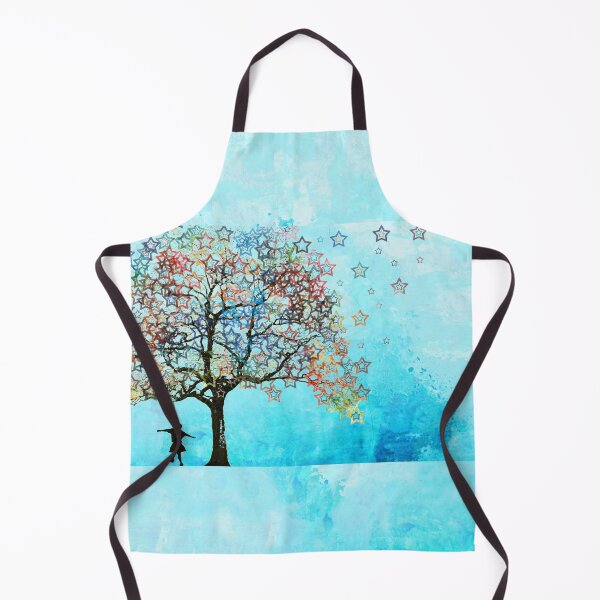 Item preview, Star Dancing Colorful Tree Art designed and sold by Sharon Cummings Art.