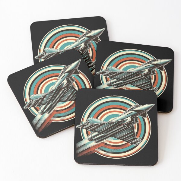 Item preview, Typhoon Jet Retro Art – Bold Fighter Jet Design for Aviation Lovers designed and sold by Zoo-Moo.