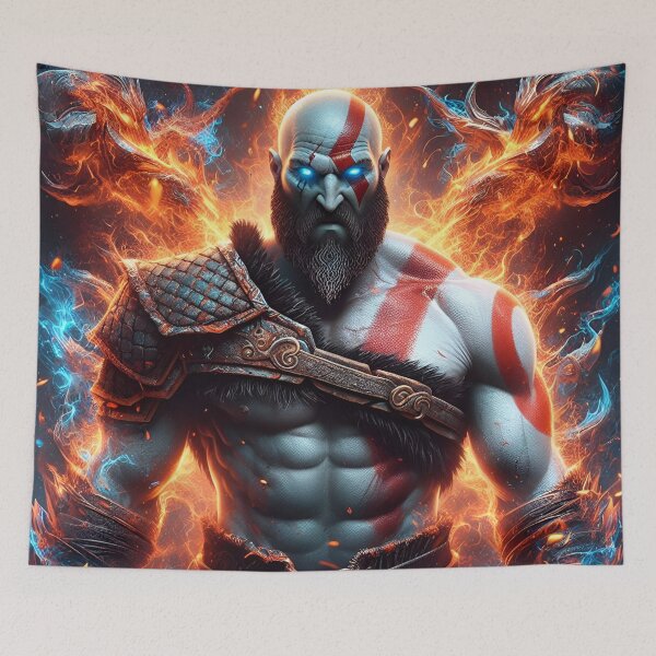 Item preview, Kratos image for poster designed and sold by AndresGB.
