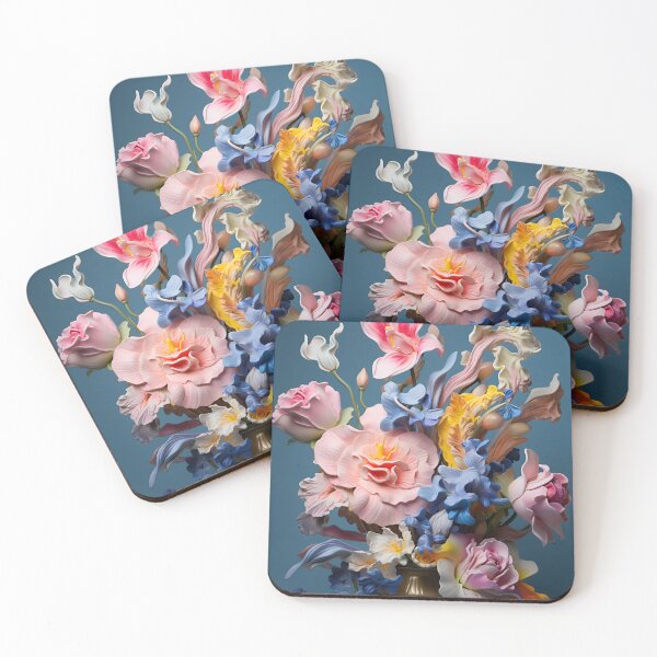 Item preview, Beautiful Floral Bouquet Art – Romantic Botanical Flowers | Orchid Flower & Flower Power Wall Art Design designed and sold by zevorgue.