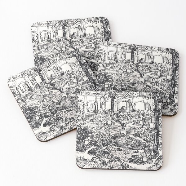 Item preview, Vincent Van Gogh - The Courtyard Of The Hospital At Arles designed and sold by st1art.