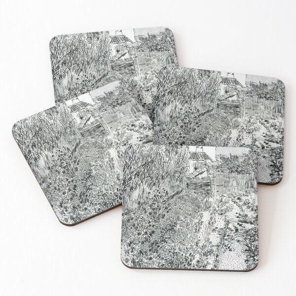 Item preview, Vincent Van Gogh - The Garden With Flowers designed and sold by st1art.