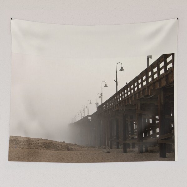Item preview, Fogbound Pier at Ventura designed and sold by Armadillo222.
