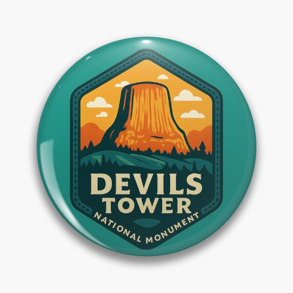 Item preview, Devils Tower National Monument  designed and sold by Broken Antler Designs .