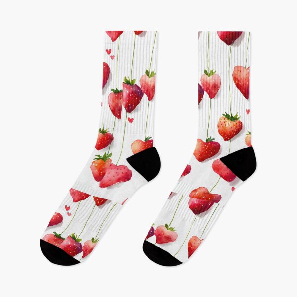 Aperçu de l'œuvre Amour des fraises | Douceur estivale | Ambiance cottagecore romantique | Esthétique fruitée et ludique créée et vendue par ClaraToneStudio.