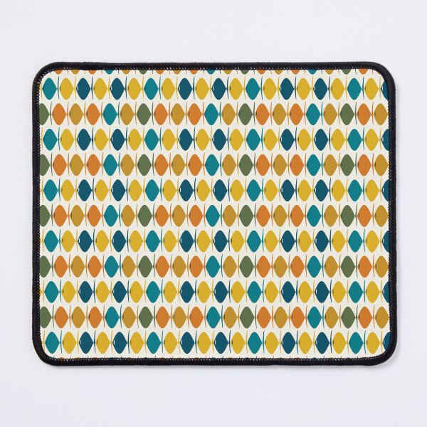 Item preview, Mid Century Modern Multicolor Retro Fish Pattern designed and sold by kierkegaard.