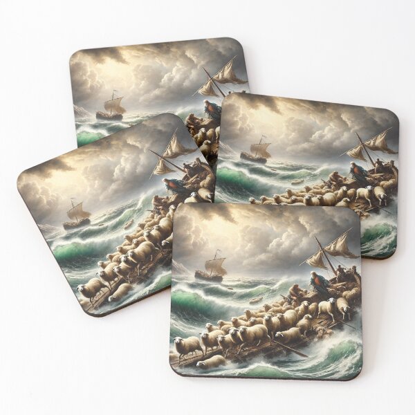 Item preview, Sheepism – The Raft of the Sheep designed and sold by Thpoar.