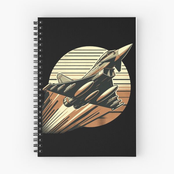 Item preview, Typhoon Jet Retro Art – Bold Fighter Jet Design for Aviation Lovers designed and sold by Zoo-Moo.