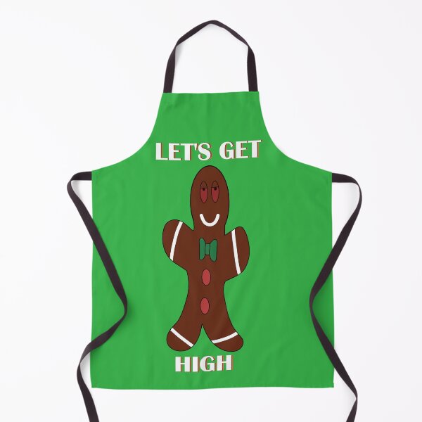 Item preview, Let's get high gingerbread cookie designed and sold by TheGoodTheVibe.