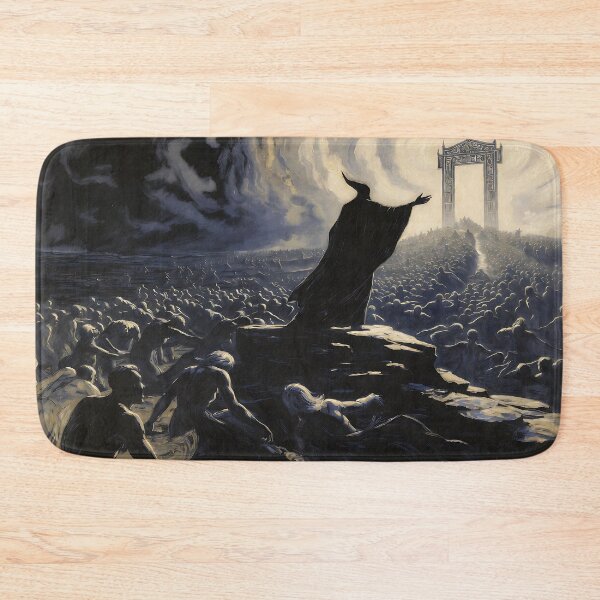 Item preview, Satan leading mankind to an astral gate designed and sold by AbsoluteAI.