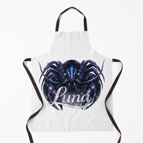 Item preview, Luna Cancer – Cosmic Protector Female Name Zodiac Fantasy Art Design designed and sold by AlexLineArt.