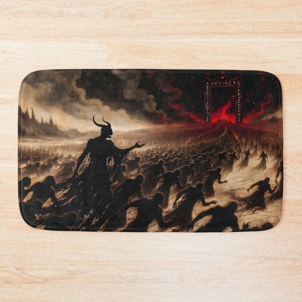 Item preview, Satan leading mankind to an astral gate designed and sold by AbsoluteAI.