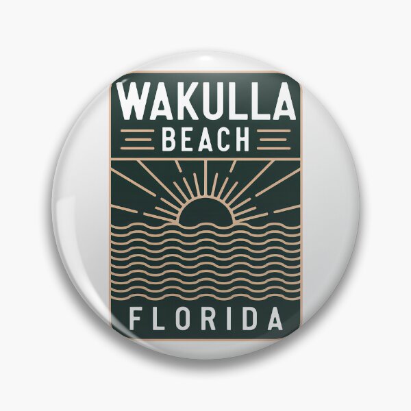 Item preview, Walulla Beach Florida - Beach Sign designed and sold by TheOldMittenIllustrated.