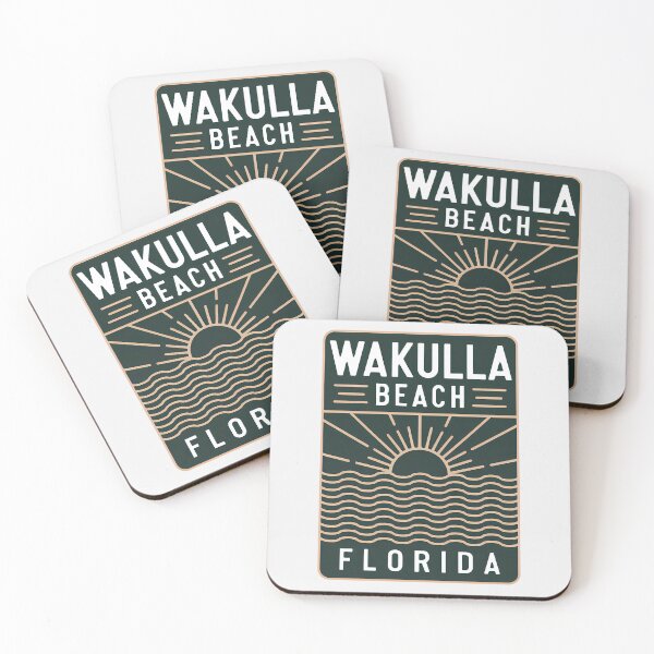 Item preview, Walulla Beach Florida - Beach Sign designed and sold by TheOldMittenIllustrated.