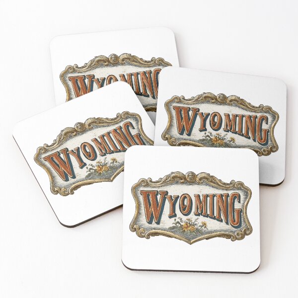 Item preview, Wyoming Vintage Plate designed and sold by Wild-Co.