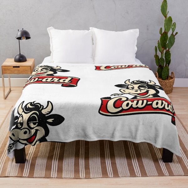 Item preview, Cow-ard – Vintage Retro Cow Humorous Logo designed and sold by Dax Studio.