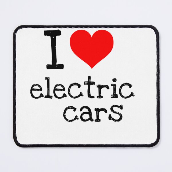 Item preview, I love Electric Cars black text designed and sold by Wishbonedezine.